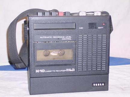 Tesla K 10 cassette recorder 1982/85